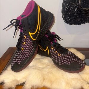 Nike KD Trey 5 Vlll Men's Black and Pink Athletic Shoes Size 12